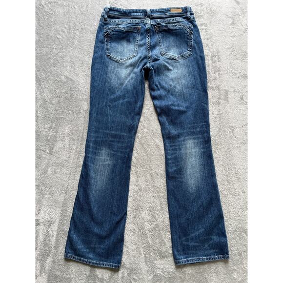 Buckle Black Jeans Womens 30x34 Fits 30x32.5 Bootcut 53 Stretchy Flare Comfort - Picture 6 of 16